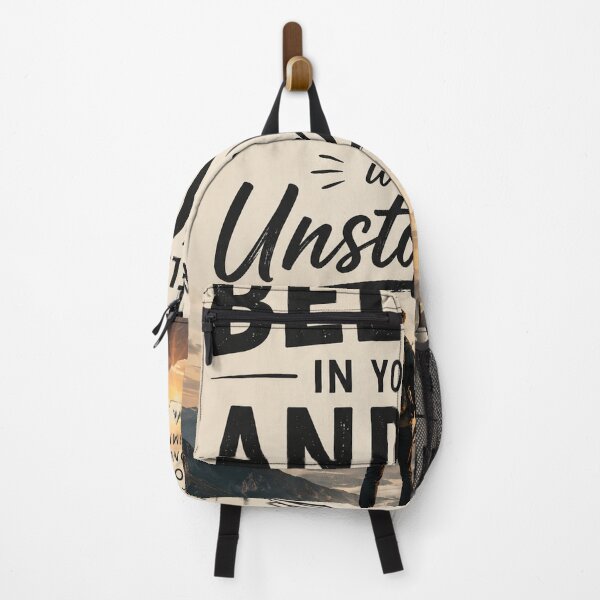 Item preview, Believe In Yourself Unstoppable Motivational Mountain Poster designed and sold by DrizzyV.