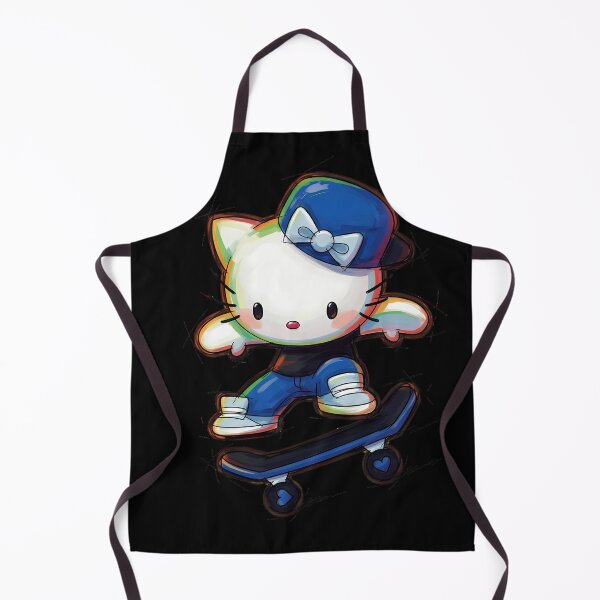 Item preview, Hello Skater Cute Cat Style - Urban Streetwear Cartoon Kitti designed and sold by Andruzito.