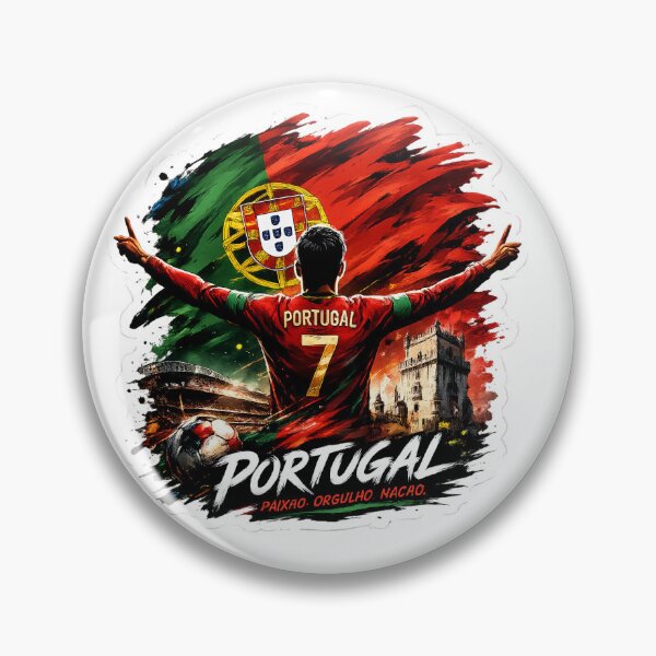 Item preview, PORTUGAL FOOTBALL STICKER designed and sold by GenZWrap.