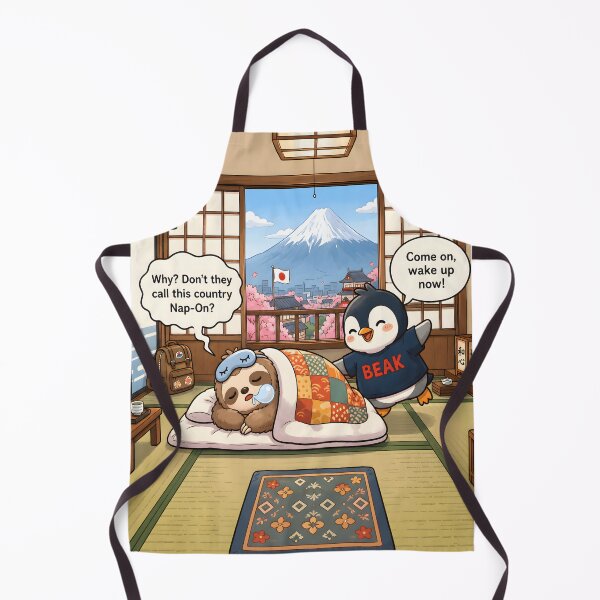 Item preview, Nap-On – Funny Japan Sloth Pun Design designed and sold by TJQsAnimals.