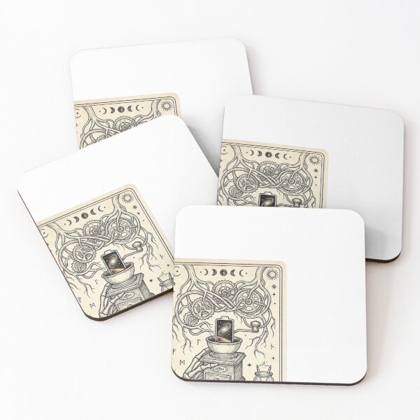 Item preview, The Low Battery Vintage Mystic Tarot Card Design designed and sold by Xyshope.