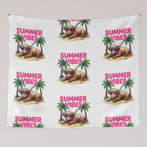 Item preview, Summer vibes cartoon design designed and sold by RahRahsCreation.