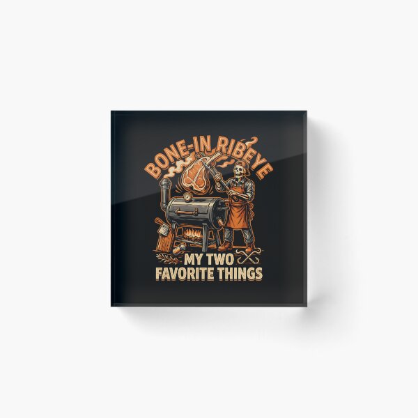Item preview, Bone in Ribeye My Two Favorite Things Steak Lover Humor for Grill Masters designed and sold by Redgiant87x.