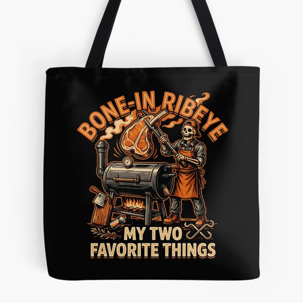 Item preview, Bone in Ribeye My Two Favorite Things Steak Lover Humor for Grill Masters designed and sold by Redgiant87x.