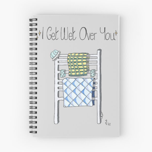 Item preview, I Get Wet Over You - Hand Drawn Towel designed and sold by AJPrettyObscene.