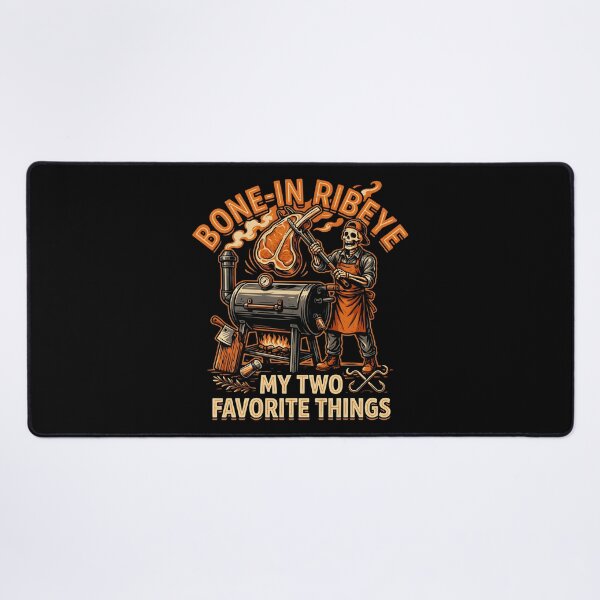Item preview, Bone in Ribeye My Two Favorite Things Steak Lover Humor for Grill Masters designed and sold by Redgiant87x.