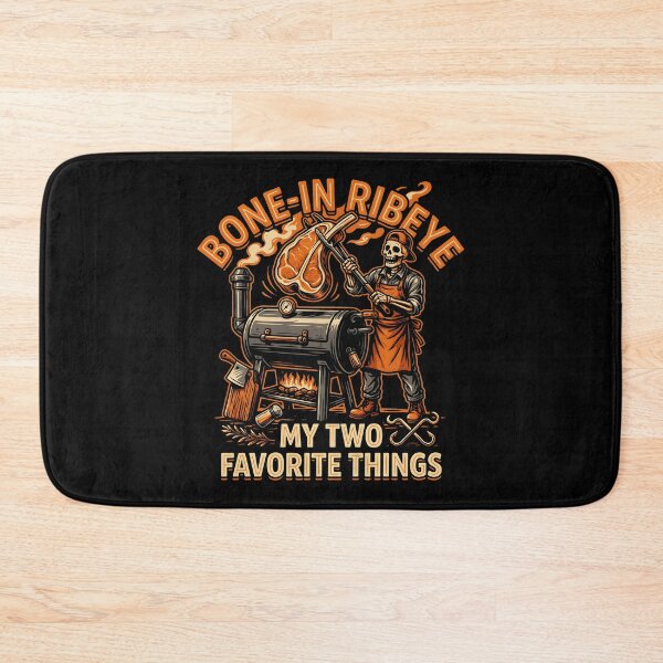 Item preview, Bone in Ribeye My Two Favorite Things Steak Lover Humor for Grill Masters designed and sold by Redgiant87x.
