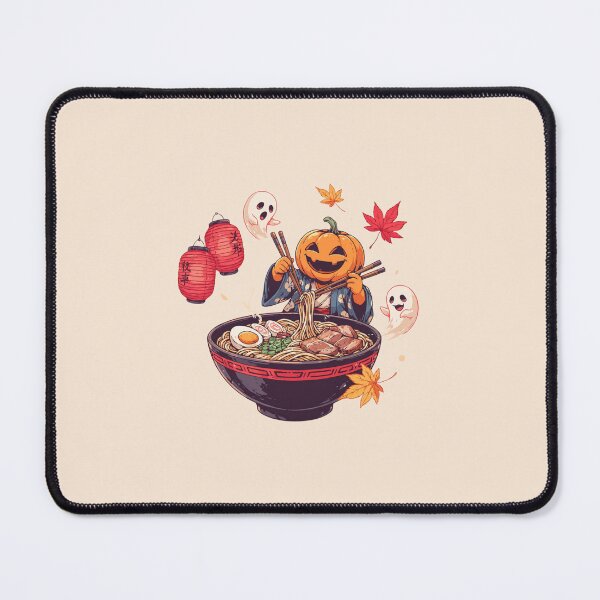 Item preview, Pumpkin Ramen Lover Yokai Funny Halloween Anime Foodie Gift  designed and sold by KhadijaBatool38.