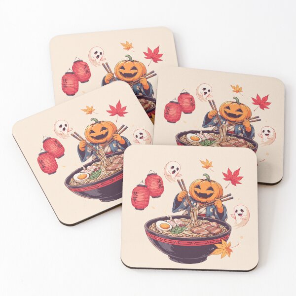 Item preview, Pumpkin Ramen Lover Yokai Funny Halloween Anime Foodie Gift  designed and sold by KhadijaBatool38.