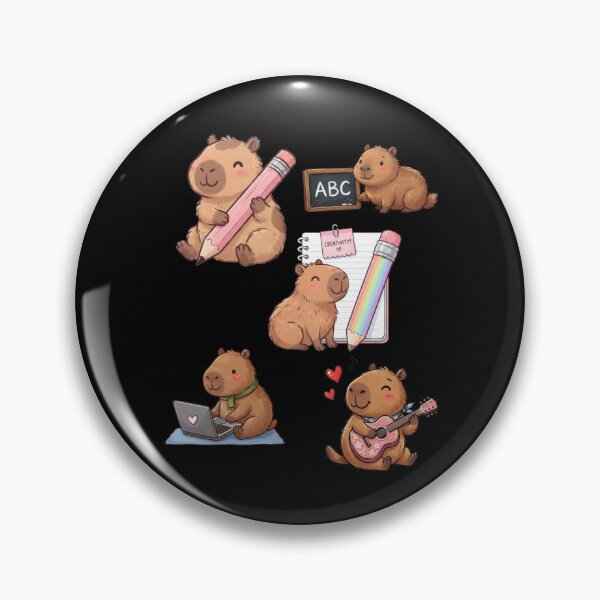 Item preview, Cute Study Capybara designed and sold by EfiKrios.