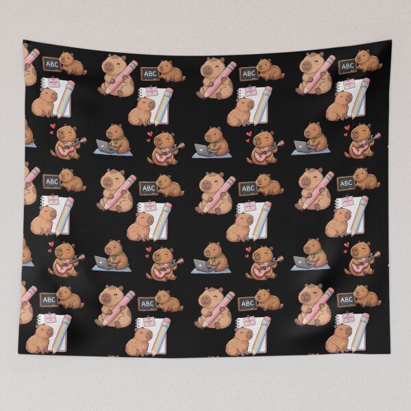 Item preview, Cute Study Capybara designed and sold by EfiKrios.