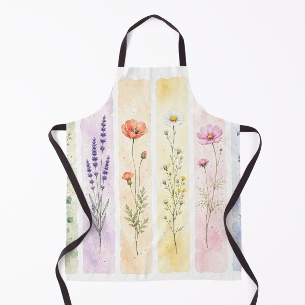 Item preview, Pastel Watercolor Wildflower Strips designed and sold by 0606PM.