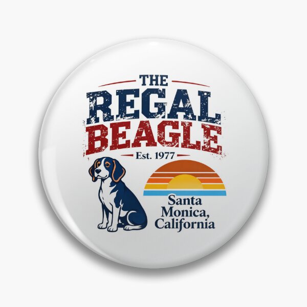 Item preview, Beagle Dog Lover Santa Monica California Retro Sunset Est 1977 designed and sold by ZBIFBOUETLA.