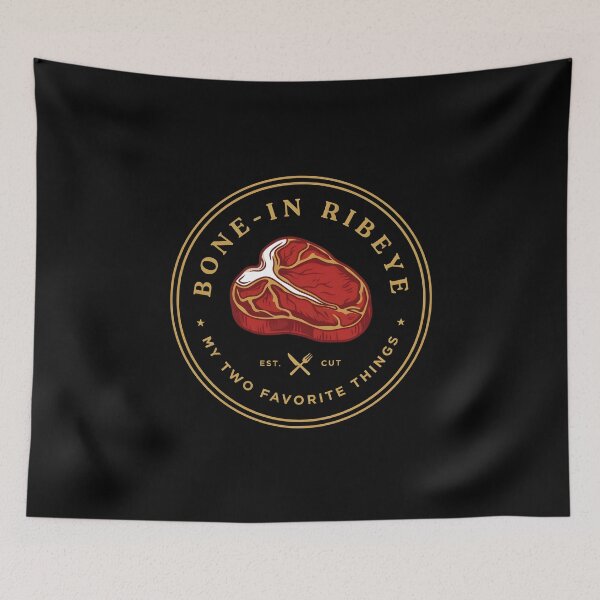 Item preview, Bone in Ribeye My Two Favorite Things BBQ Lover and Meat Enthusiast designed and sold by Redgiant87x.