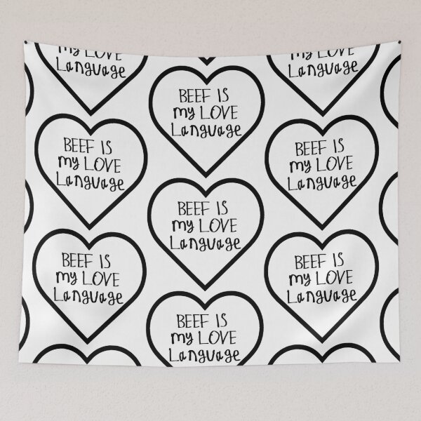 Item preview, Beef is My Love Language designed and sold by kinpirks.