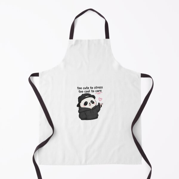 Item preview, Too Cute To Stress Panda Gen Z Sticker designed and sold by Snikdha.