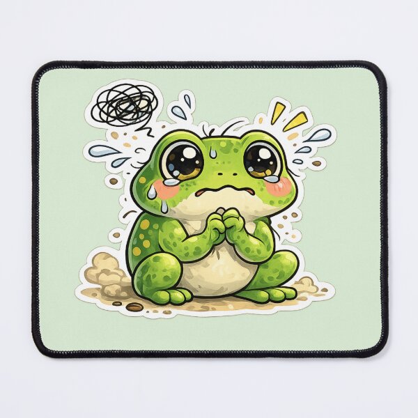 Item preview, Anxious Little Frog designed and sold by Safe Haven Pets.