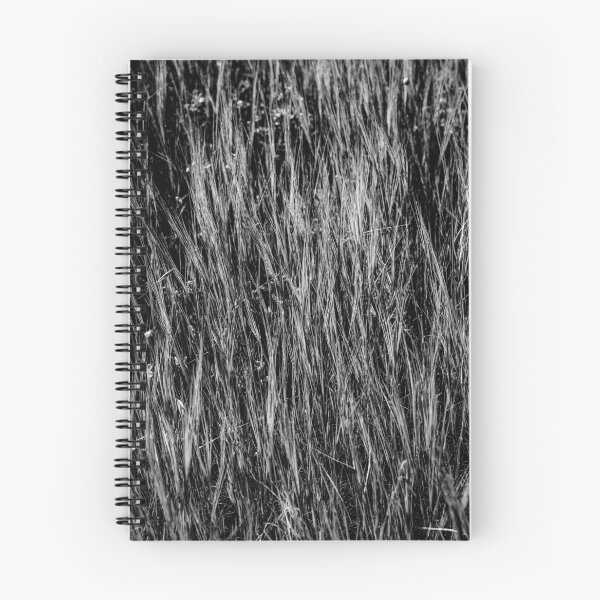 Item preview, Black And White Tall Grass Field Texture In Wild Meadow Abstract Natural Background designed and sold by Nmallia.