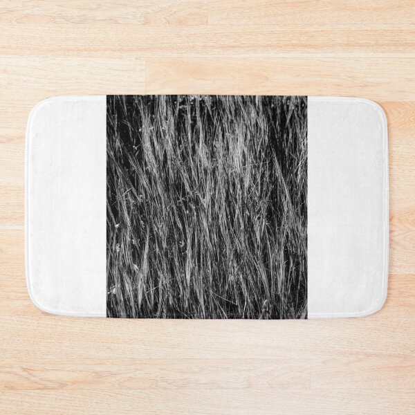 Item preview, Black And White Tall Grass Field Texture In Wild Meadow Abstract Natural Background designed and sold by Nmallia.
