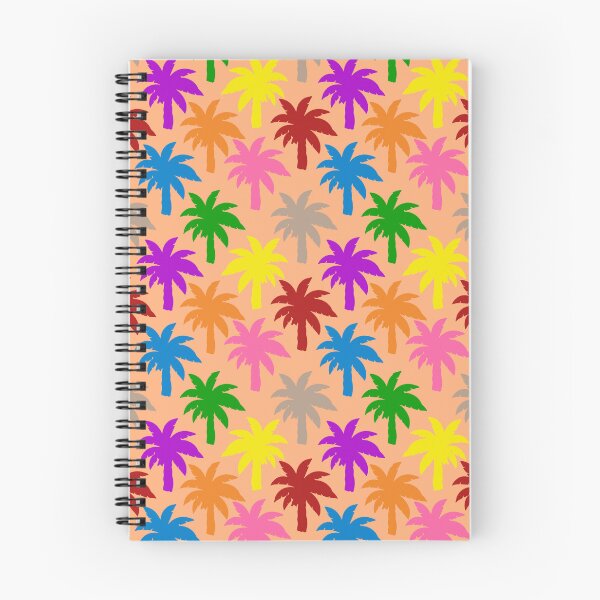 Item preview, Colorful Rainbow Palm Trees Design - Orange  designed and sold by PatternTitan.