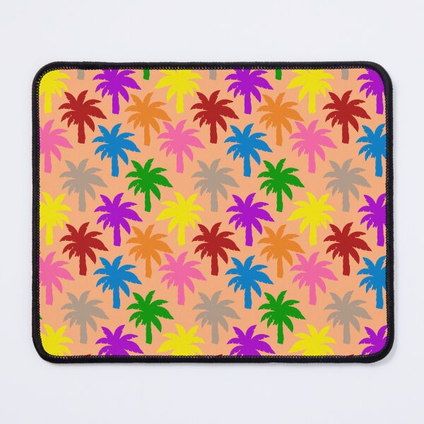 Item preview, Colorful Rainbow Palm Trees Design - Orange  designed and sold by PatternTitan.