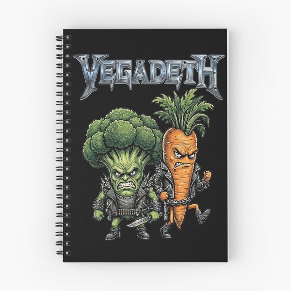 Item preview, Vegadeth — Funny Vegetable Heavy Metal Parody Design designed and sold by Planet Utoppia.