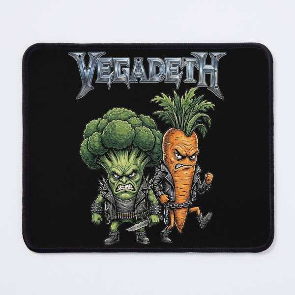 Item preview, Vegadeth — Funny Vegetable Heavy Metal Parody Design designed and sold by Planet Utoppia.