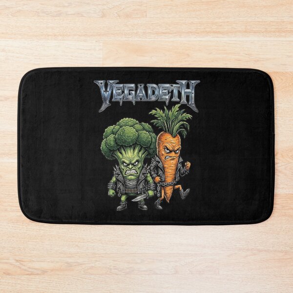 Item preview, Vegadeth — Funny Vegetable Heavy Metal Parody Design designed and sold by Planet Utoppia.