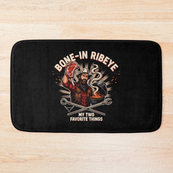Item preview, Bone in Ribeye My Two Favorite Things Classic Barbecue Lifestyle designed and sold by Redgiant87x.