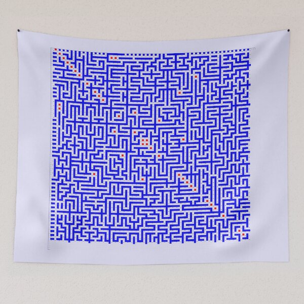 Item preview, blue maze designed and sold by AnthonyXCool.