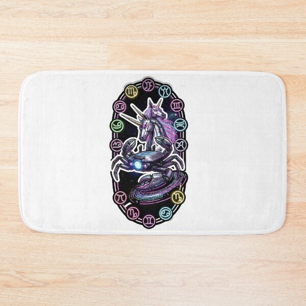 Item preview, Mystical Cancer Zodiac Unicorn Galaxy Art designed and sold by Zodiac Celestial Art.