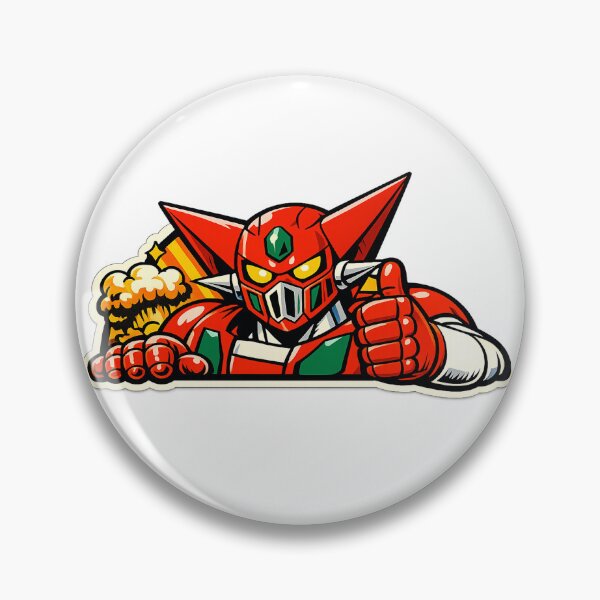 Item preview, Retro Red Robot Peeker designed and sold by StickerPeekers.