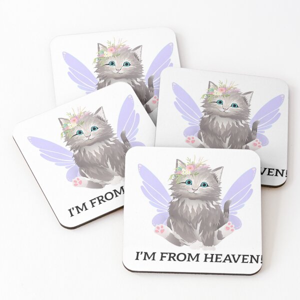 Item preview, I'm From Heaven Cute Fairy Cat | K-Pop Girl Group Inspired Aesthetic designed and sold by K-Fashion Hub.