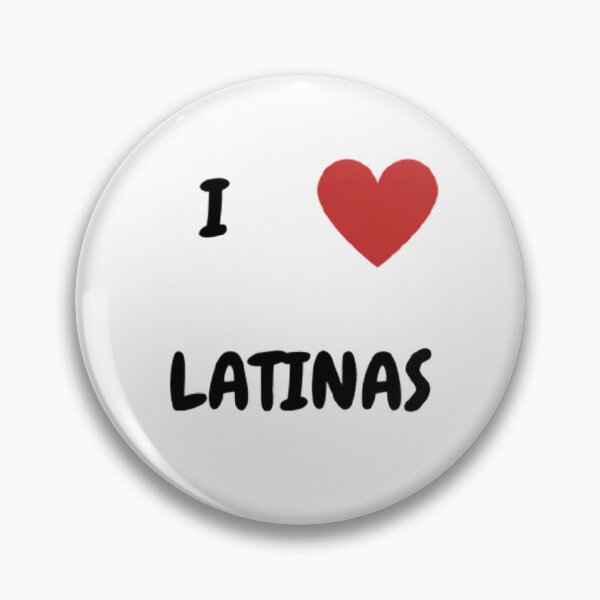 Item preview, I Love Latinas Cute Red Heart – Funny Relationship Quote Art designed and sold by mentosdesigner.