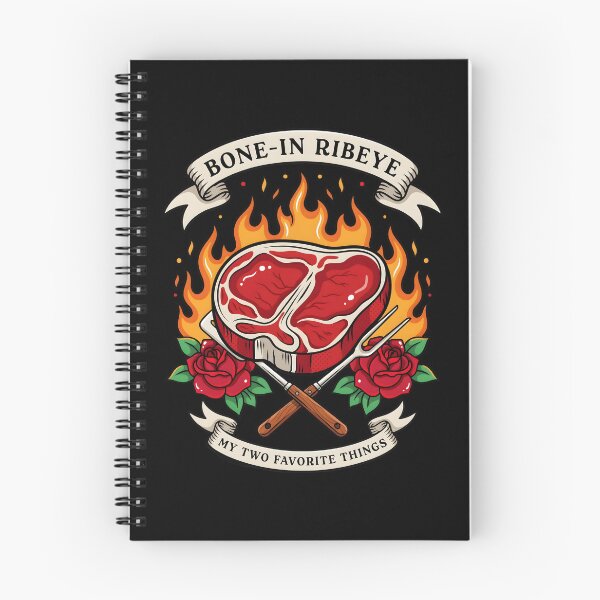 Item preview, Bone in Ribeye My Two Favorite Things Vintage Meat Lovers Grilling designed and sold by Redgiant87x.