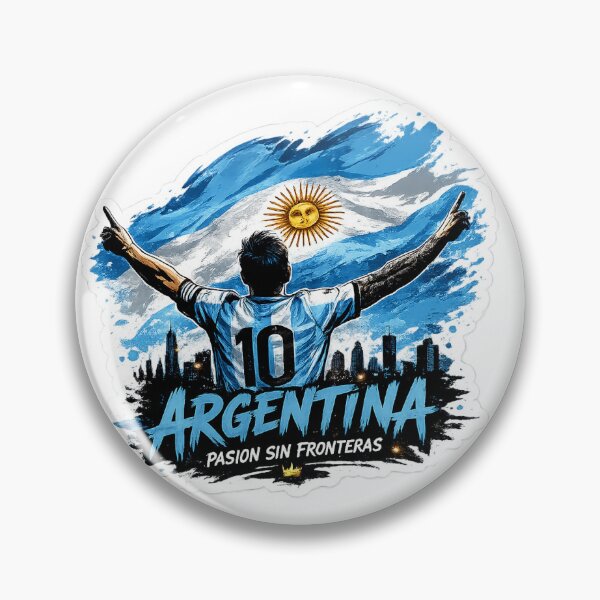Artikelvorschau, ARGENTINIEN FLAGGENAUFKLEBER entworfen und verkauft von GenZWrap.