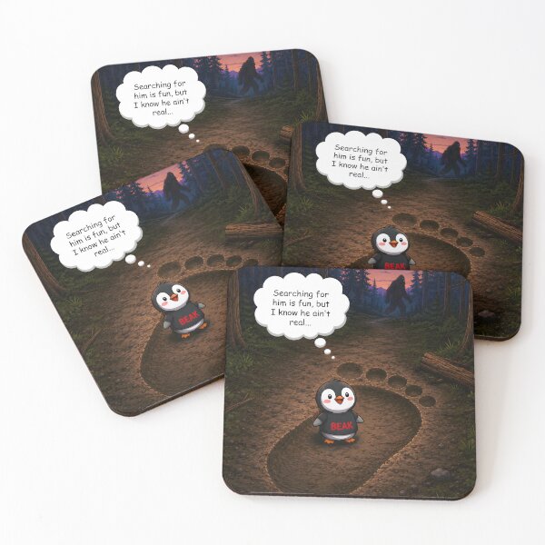Item preview, Beakfoot – Funny Bigfoot Penguin Design designed and sold by TJQsAnimals.