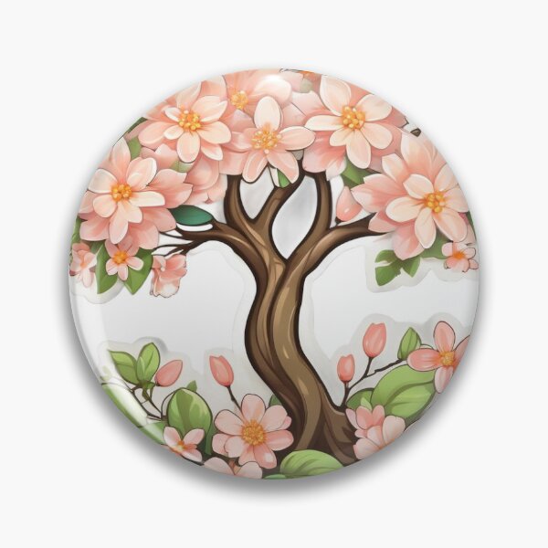 Item preview, Pink Blossom Tree Sticker designed and sold by surbhiArt.