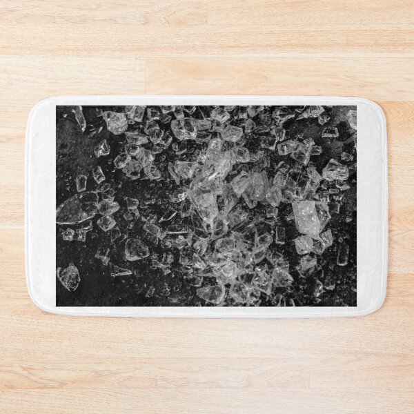 Item preview, Black And White Broken Glass Texture In Wild Meadow Abstract Natural Background designed and sold by Nmallia.