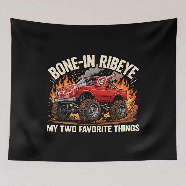 Item preview, Bone in Ribeye My Two Favorite Things Backyard Barbecue Steak Lover designed and sold by Redgiant87x.