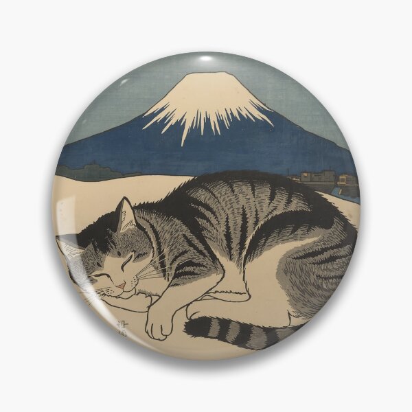 Item preview, Do Ukiyo Neko Dream of Mount Fuji? designed and sold by UKIYO NEKO.