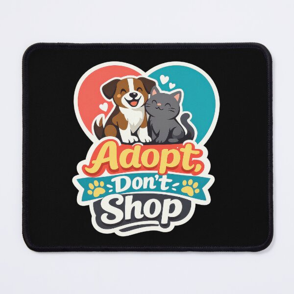 Item preview, Adopt Don't Shop Pet Adoption Sticker designed and sold by Sketchlegacy.