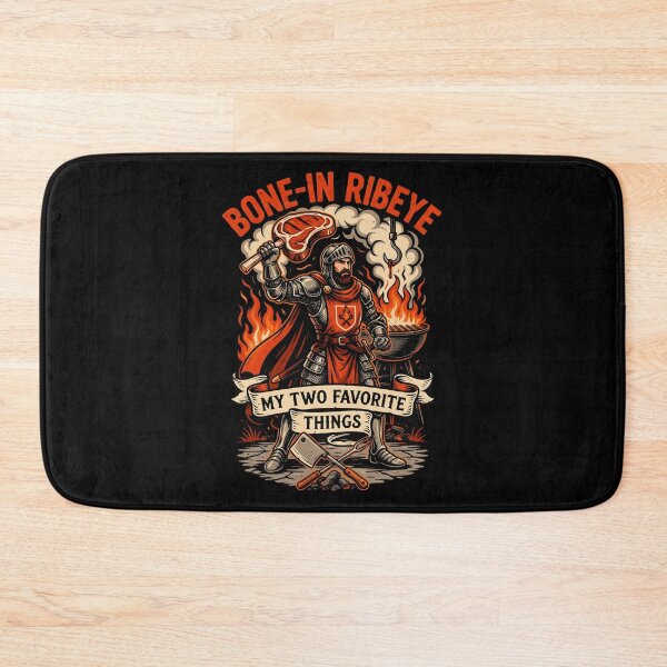 Item preview, Bone in Ribeye My Two Favorite Things Funny Meat Lover BBQ designed and sold by Redgiant87x.