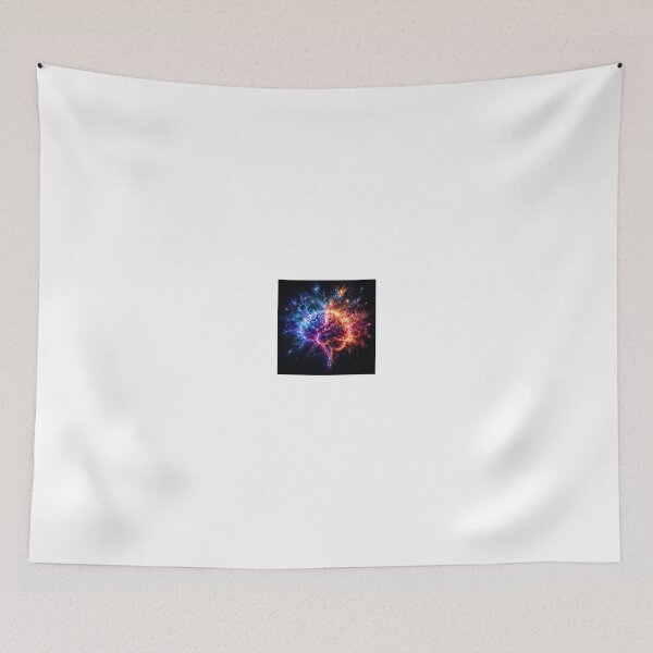 Item preview, Cosmic Brain Explosion Neon Universe Art designed and sold by RawMindCo.