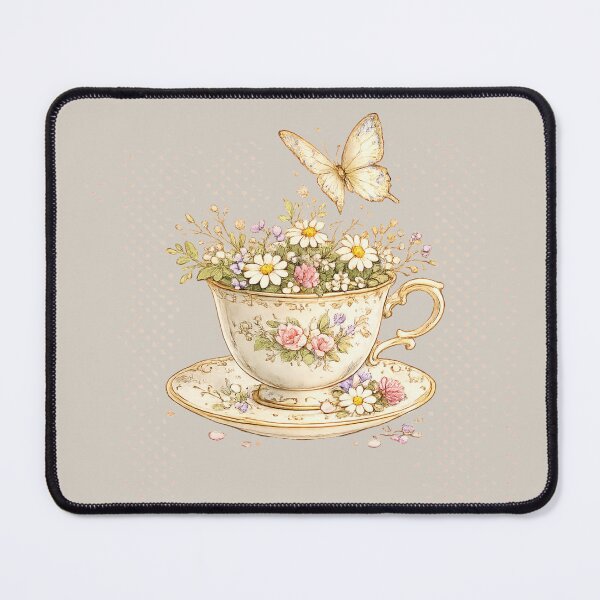 Item preview, Butterfly Teacup Cottagecore Fairycore designed and sold by MagicMakerPh⭐⭐⭐⭐⭐.