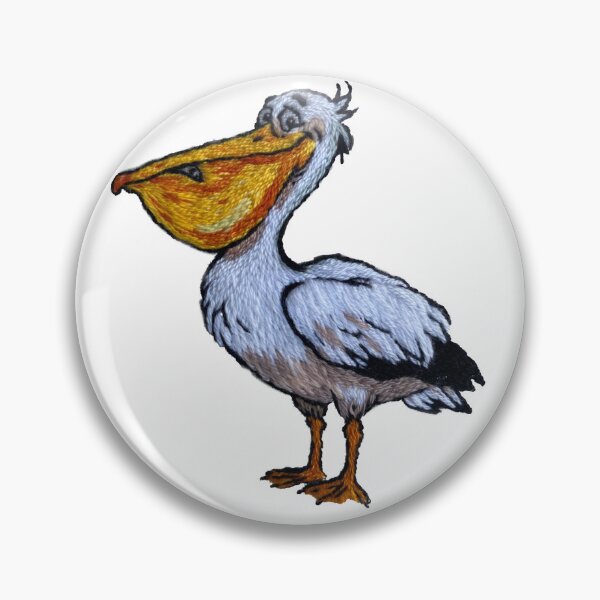 Item preview, Pelican hand embroidery designed and sold by Alsa-handembroidery.