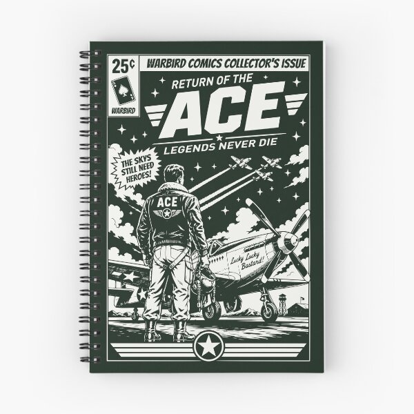 Item preview, Warbird Comics - Return of the Ace Legends Never Die - Retro Off‑White designed and sold by VoglR.