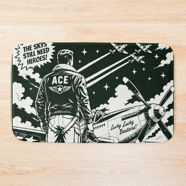 Item preview, Warbird Comics - Return of the Ace Legends Never Die - Retro Off‑White designed and sold by VoglR.