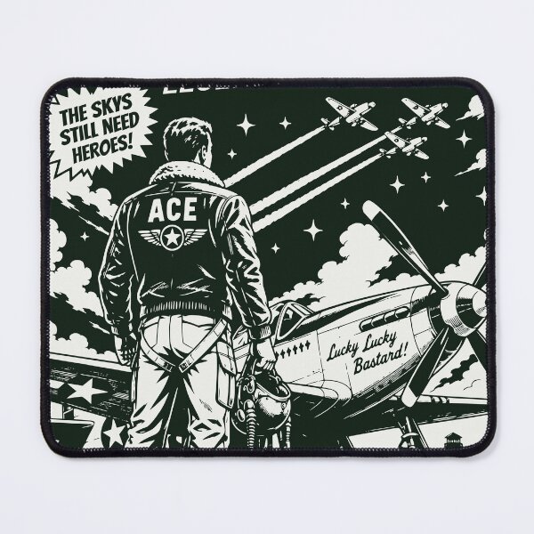 Item preview, Warbird Comics - Return of the Ace Legends Never Die - Retro Off‑White designed and sold by VoglR.