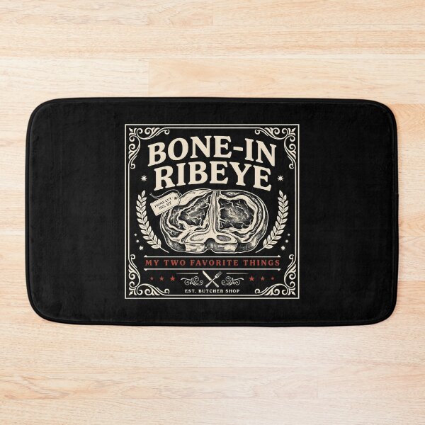 Item preview, Bone in Ribeye My Two Favorite Things Grilling Enthusiast Retro designed and sold by Redgiant87x.